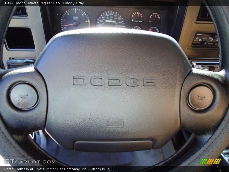 Black / Gray 1994 Dodge Dakota Regular Cab
