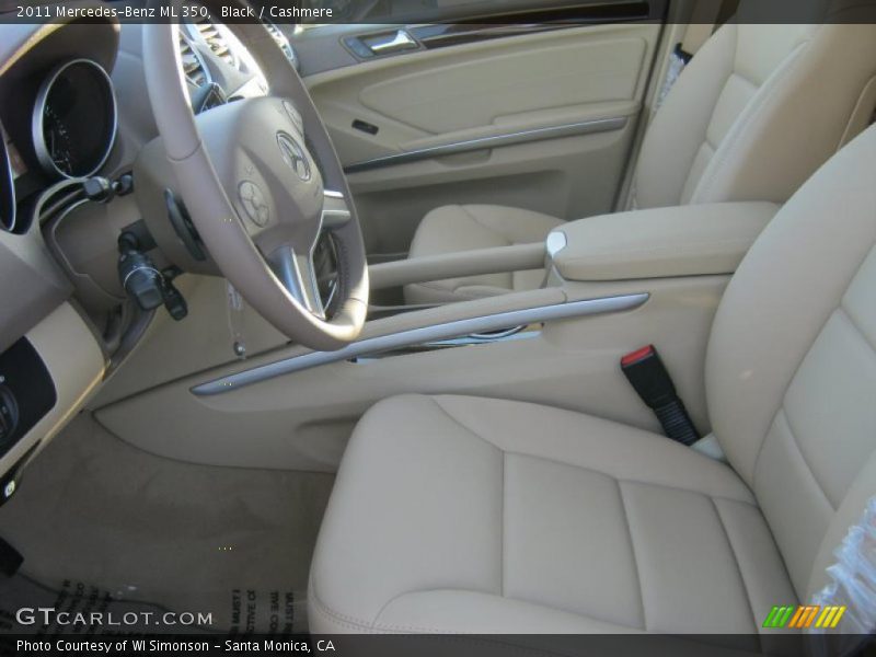 Black / Cashmere 2011 Mercedes-Benz ML 350