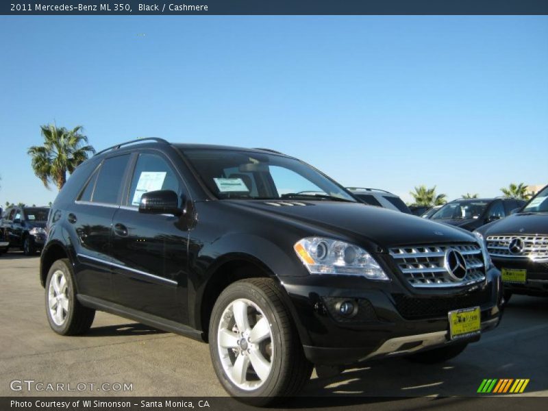 Black / Cashmere 2011 Mercedes-Benz ML 350