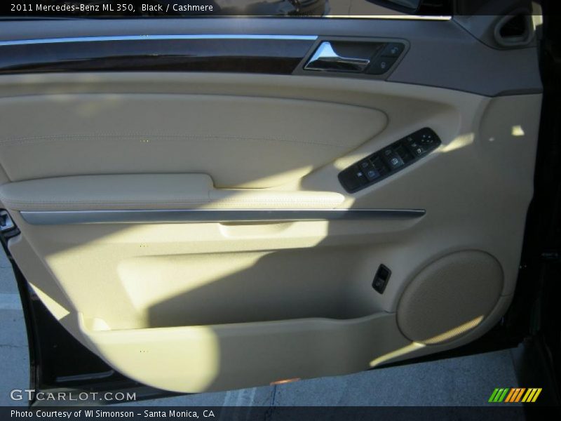Black / Cashmere 2011 Mercedes-Benz ML 350