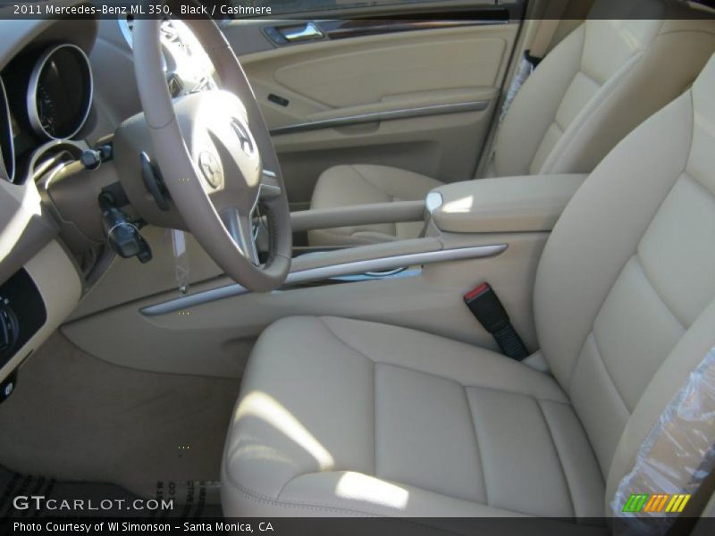 Black / Cashmere 2011 Mercedes-Benz ML 350