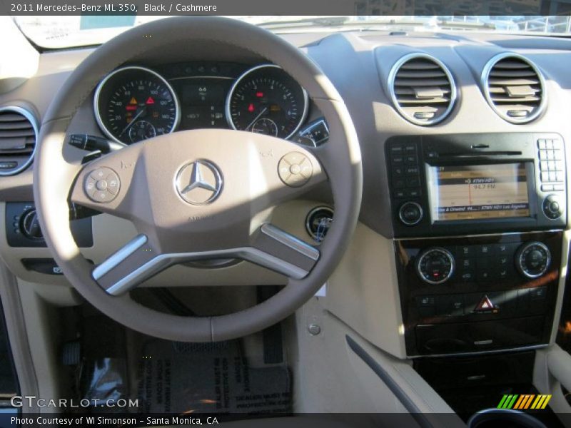 Black / Cashmere 2011 Mercedes-Benz ML 350