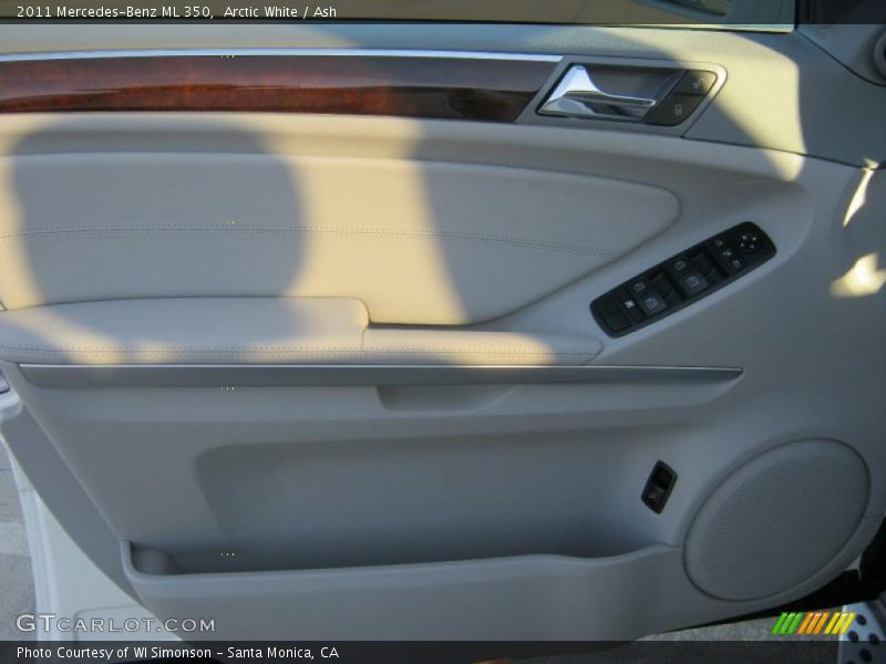 Arctic White / Ash 2011 Mercedes-Benz ML 350