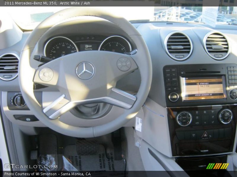 Arctic White / Ash 2011 Mercedes-Benz ML 350