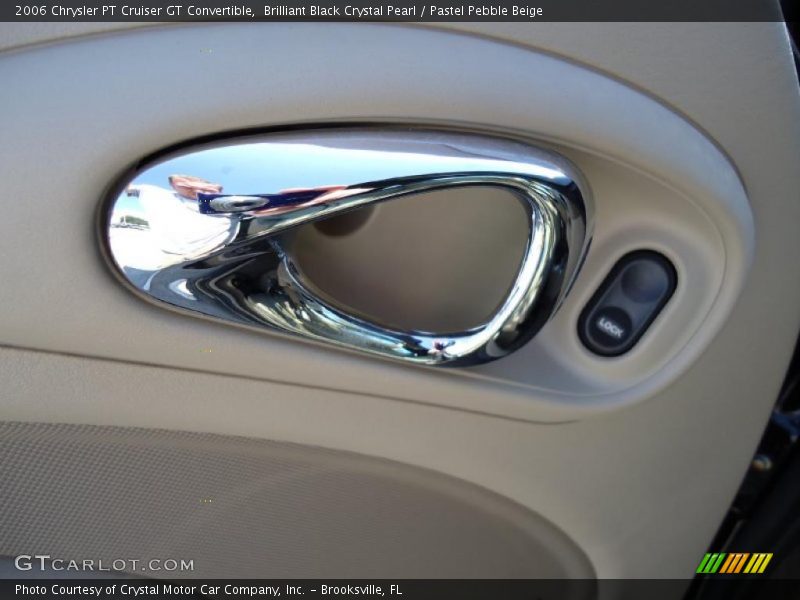 Brilliant Black Crystal Pearl / Pastel Pebble Beige 2006 Chrysler PT Cruiser GT Convertible