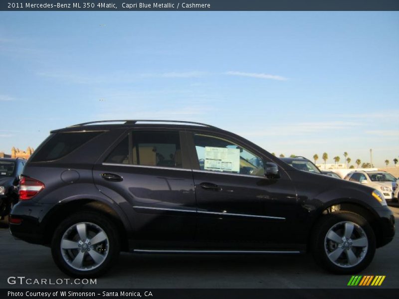 Capri Blue Metallic / Cashmere 2011 Mercedes-Benz ML 350 4Matic