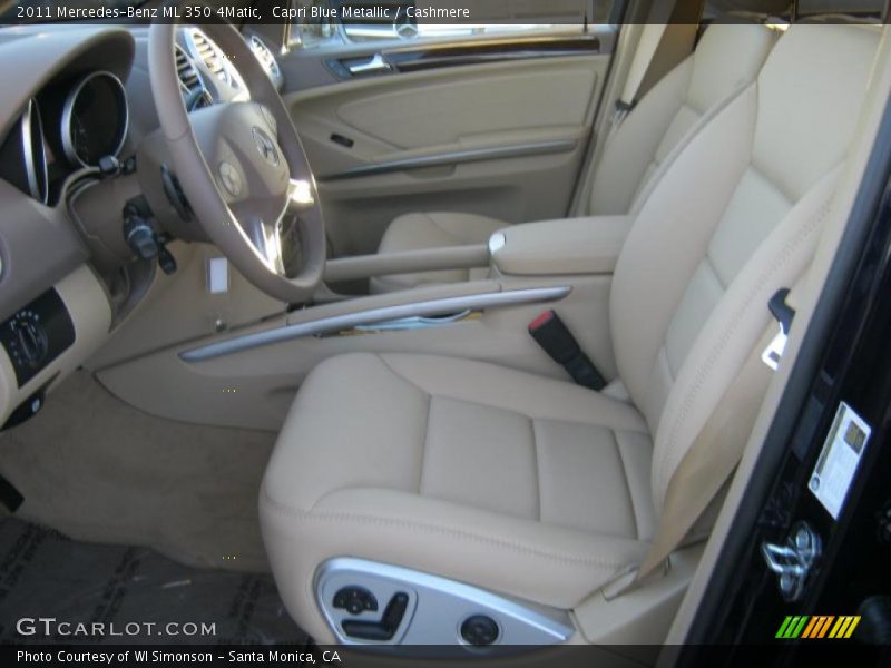  2011 ML 350 4Matic Cashmere Interior