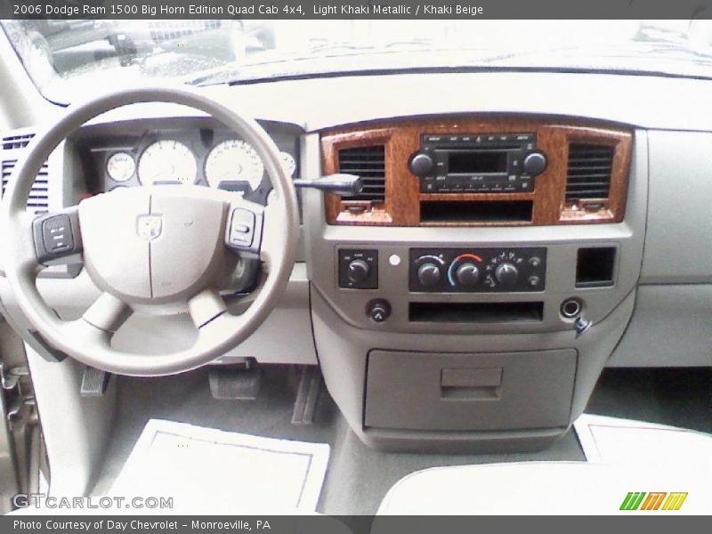 Light Khaki Metallic / Khaki Beige 2006 Dodge Ram 1500 Big Horn Edition Quad Cab 4x4