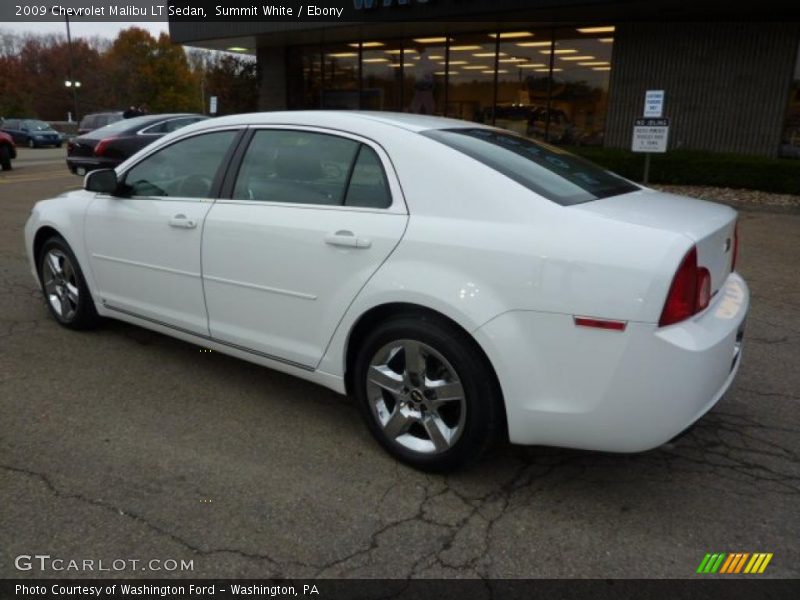 Summit White / Ebony 2009 Chevrolet Malibu LT Sedan