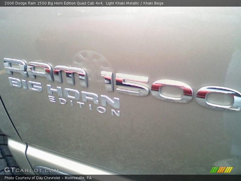 Light Khaki Metallic / Khaki Beige 2006 Dodge Ram 1500 Big Horn Edition Quad Cab 4x4