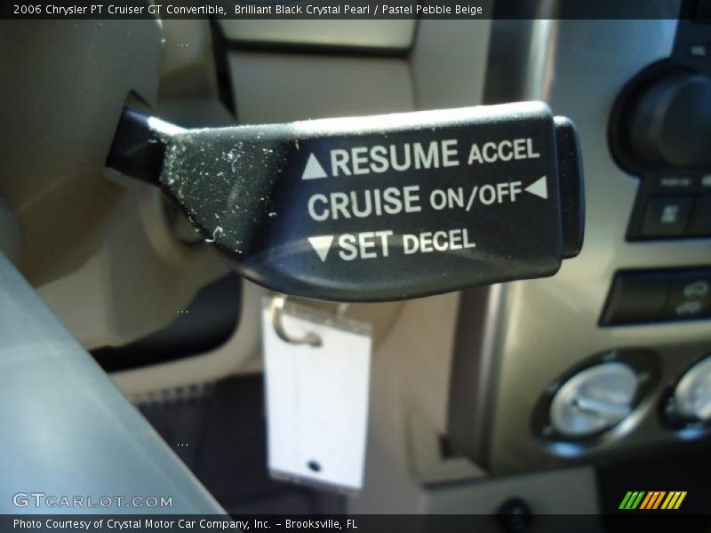 Controls of 2006 PT Cruiser GT Convertible