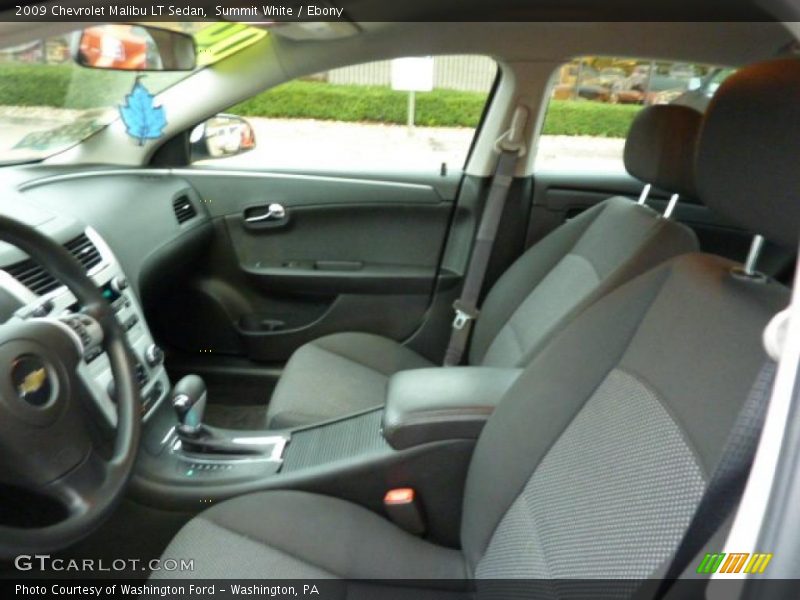 Summit White / Ebony 2009 Chevrolet Malibu LT Sedan