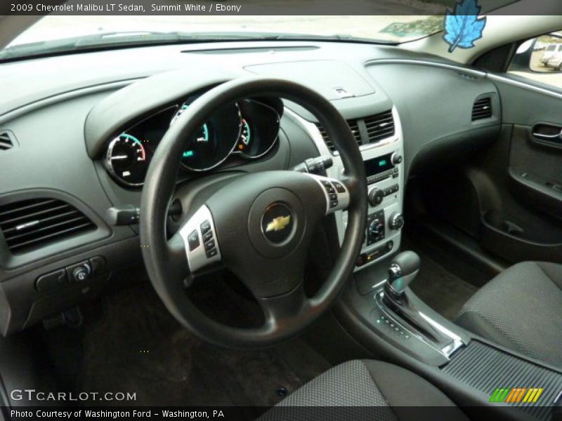 Summit White / Ebony 2009 Chevrolet Malibu LT Sedan