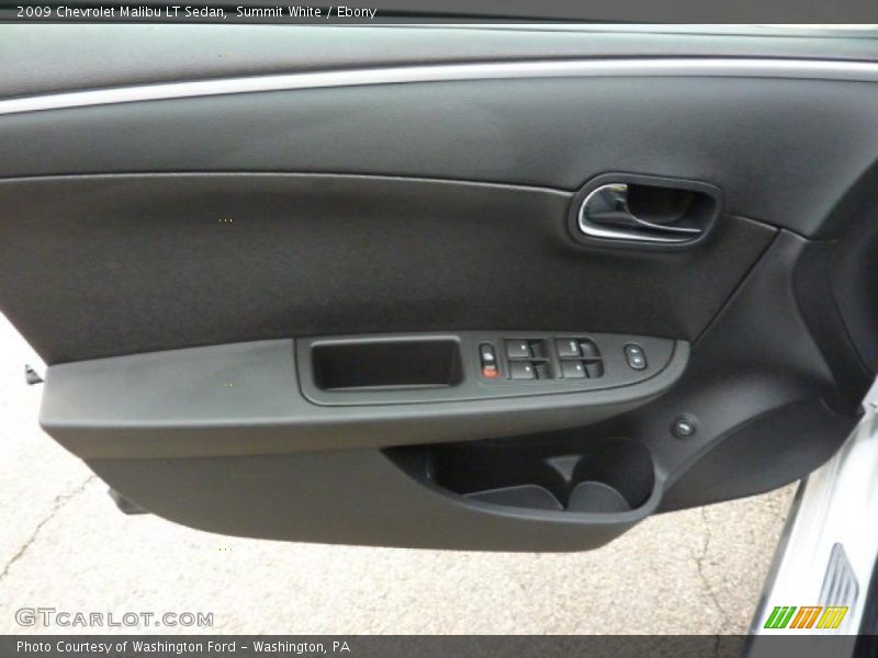 Summit White / Ebony 2009 Chevrolet Malibu LT Sedan