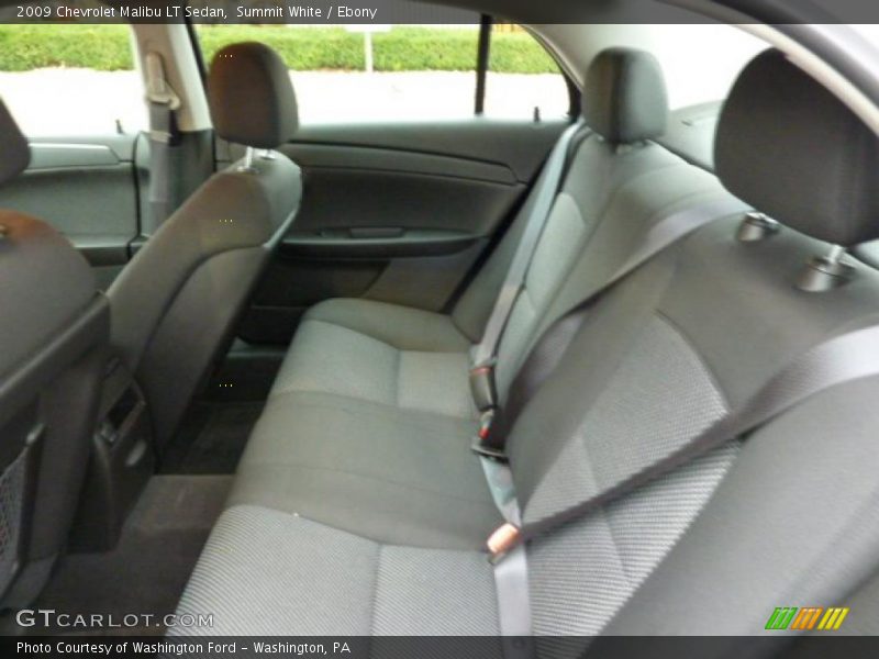 Summit White / Ebony 2009 Chevrolet Malibu LT Sedan