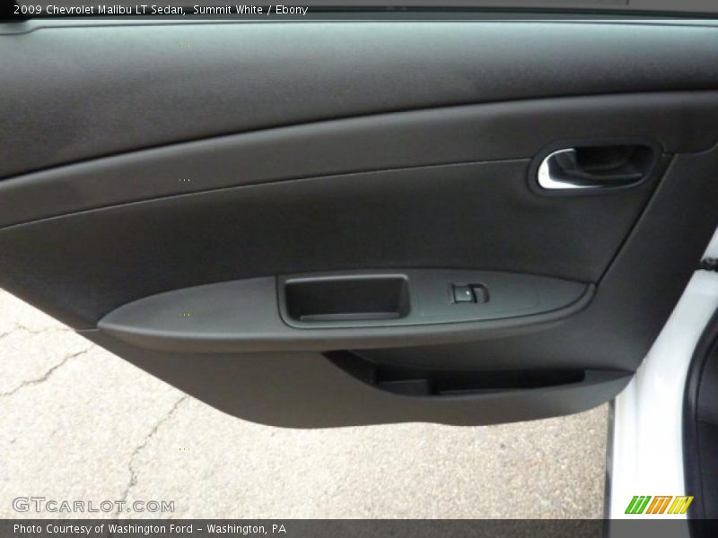 Summit White / Ebony 2009 Chevrolet Malibu LT Sedan