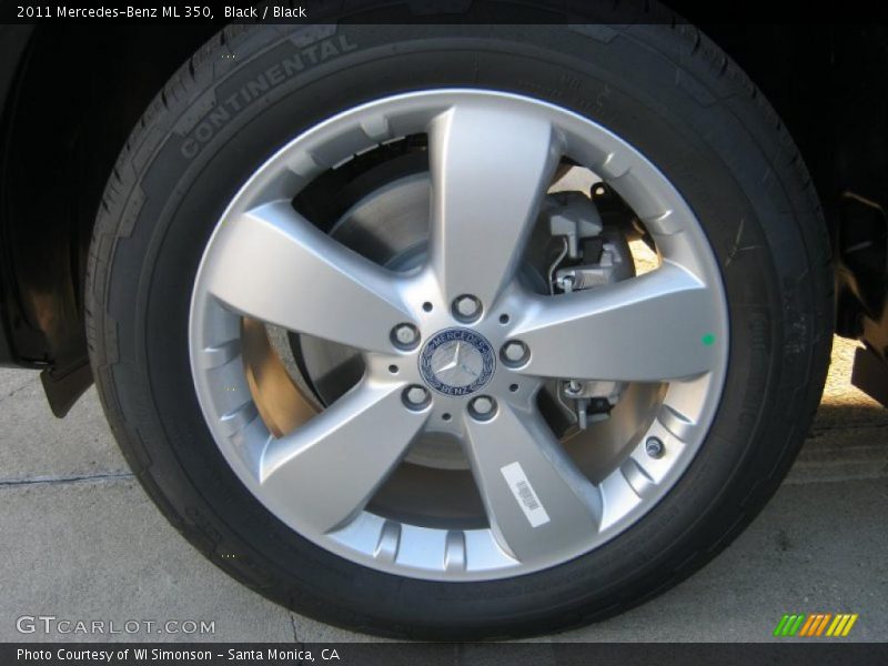 Black / Black 2011 Mercedes-Benz ML 350