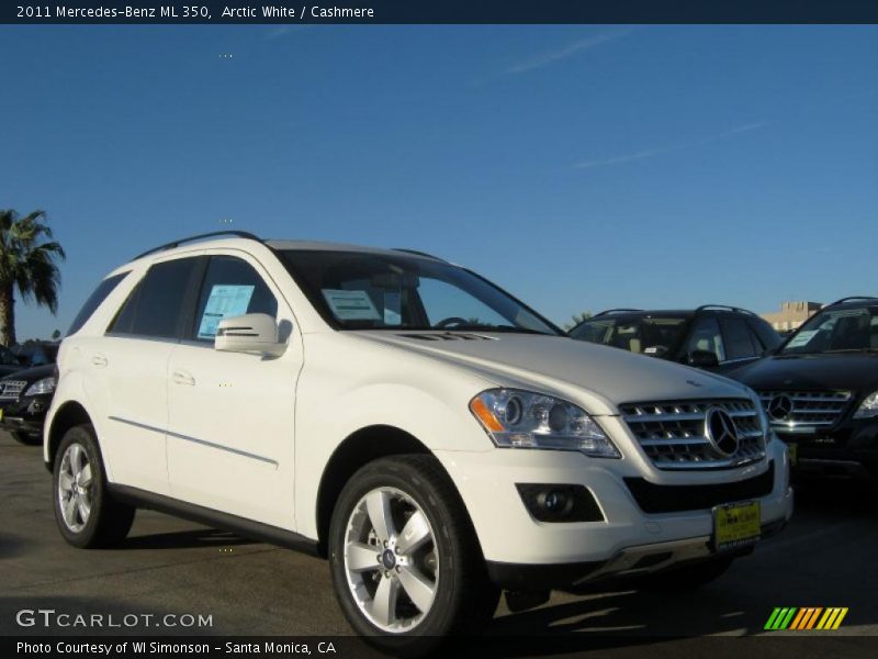 Arctic White / Cashmere 2011 Mercedes-Benz ML 350
