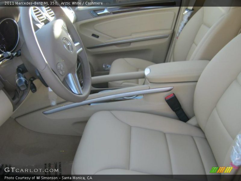 Arctic White / Cashmere 2011 Mercedes-Benz ML 350