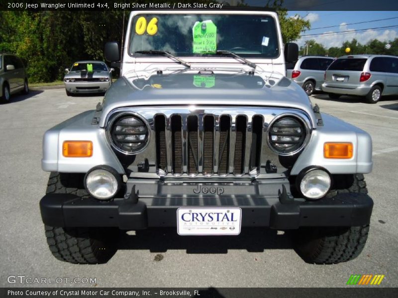 Bright Silver Metallic / Dark Slate Gray 2006 Jeep Wrangler Unlimited 4x4