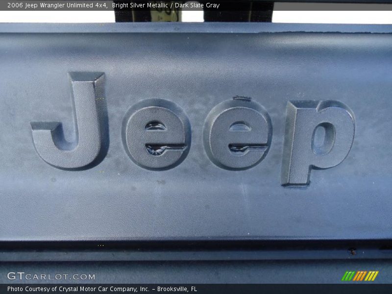 Bright Silver Metallic / Dark Slate Gray 2006 Jeep Wrangler Unlimited 4x4
