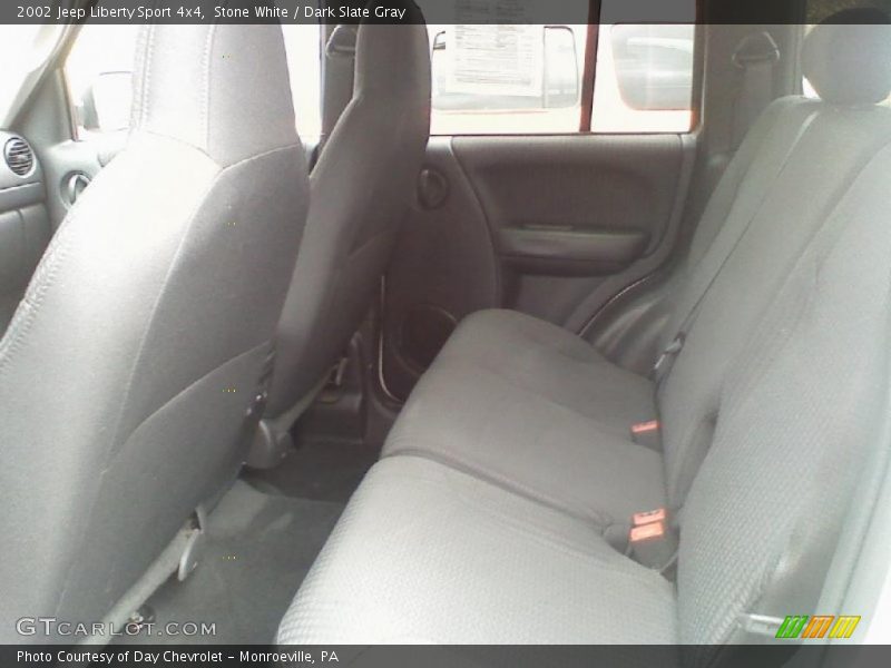 Stone White / Dark Slate Gray 2002 Jeep Liberty Sport 4x4