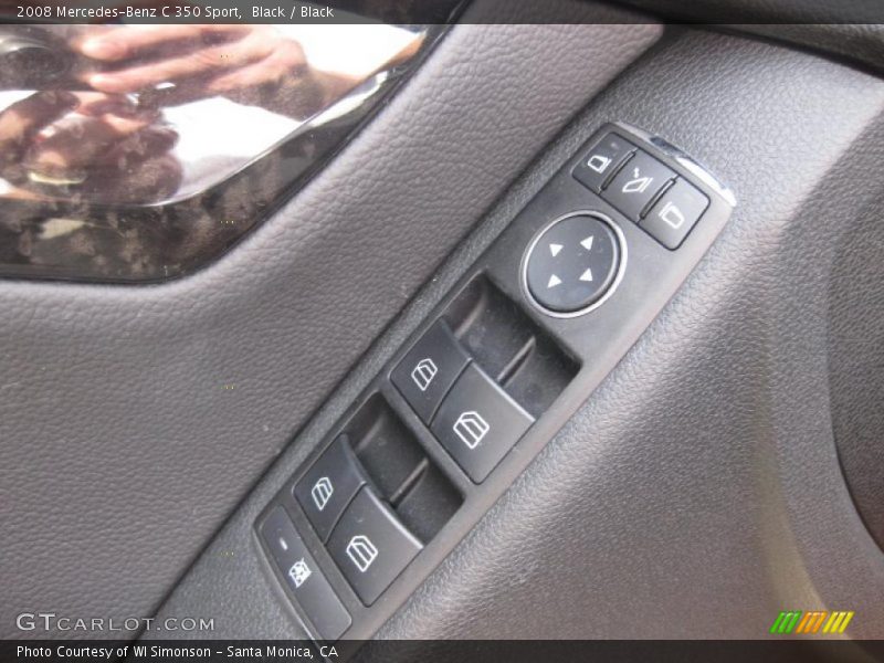 Black / Black 2008 Mercedes-Benz C 350 Sport