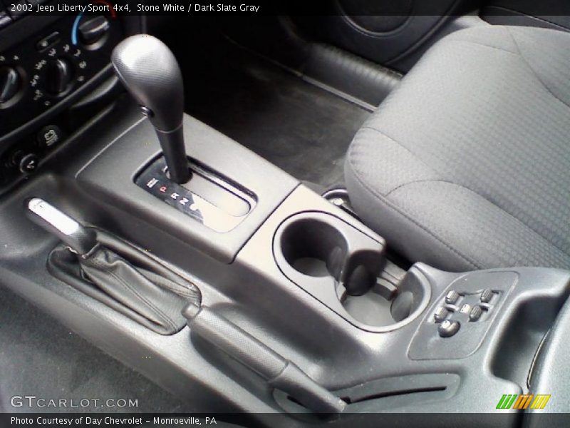Stone White / Dark Slate Gray 2002 Jeep Liberty Sport 4x4