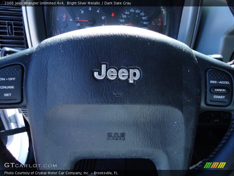 Bright Silver Metallic / Dark Slate Gray 2006 Jeep Wrangler Unlimited 4x4
