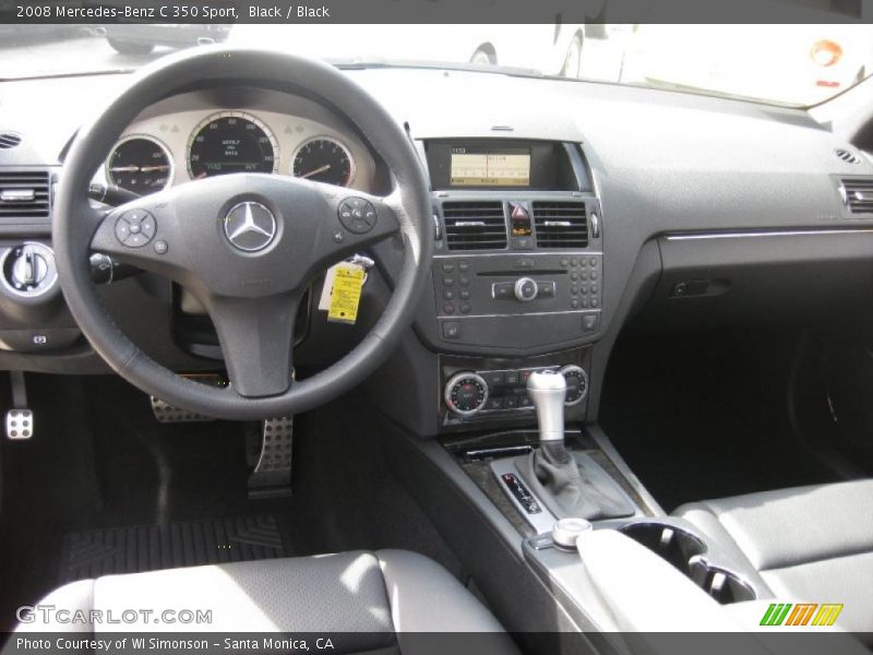 Black / Black 2008 Mercedes-Benz C 350 Sport