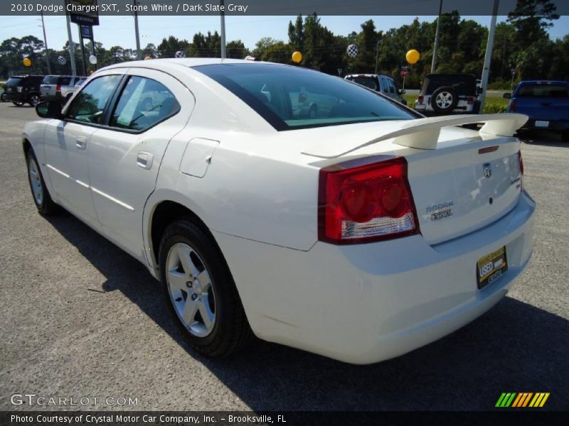 Stone White / Dark Slate Gray 2010 Dodge Charger SXT