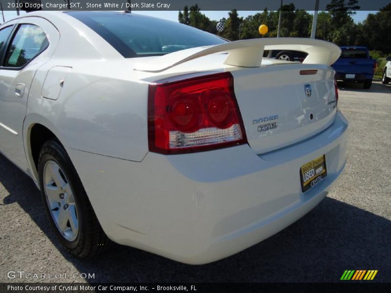Stone White / Dark Slate Gray 2010 Dodge Charger SXT