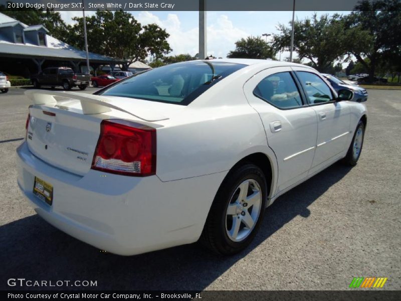 Stone White / Dark Slate Gray 2010 Dodge Charger SXT