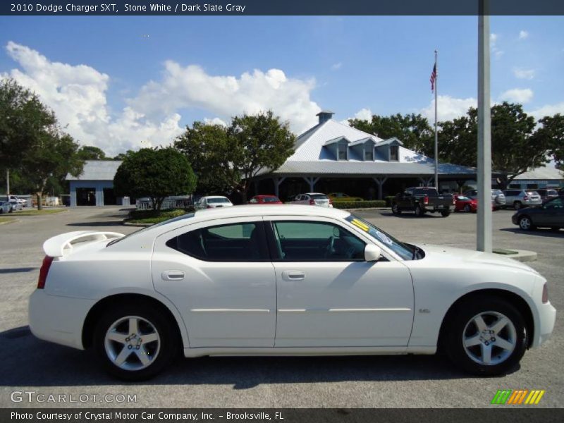 Stone White / Dark Slate Gray 2010 Dodge Charger SXT