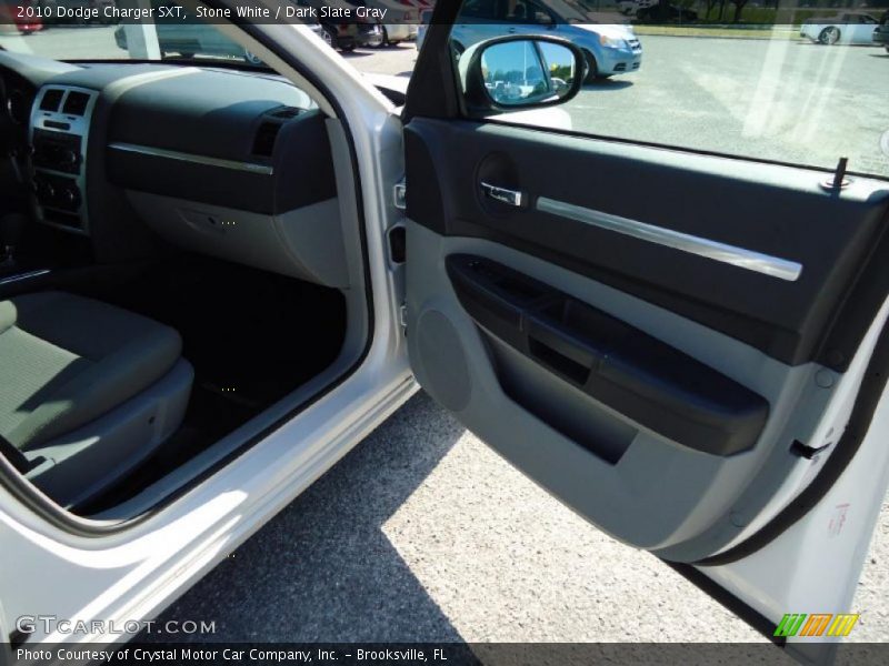 Stone White / Dark Slate Gray 2010 Dodge Charger SXT