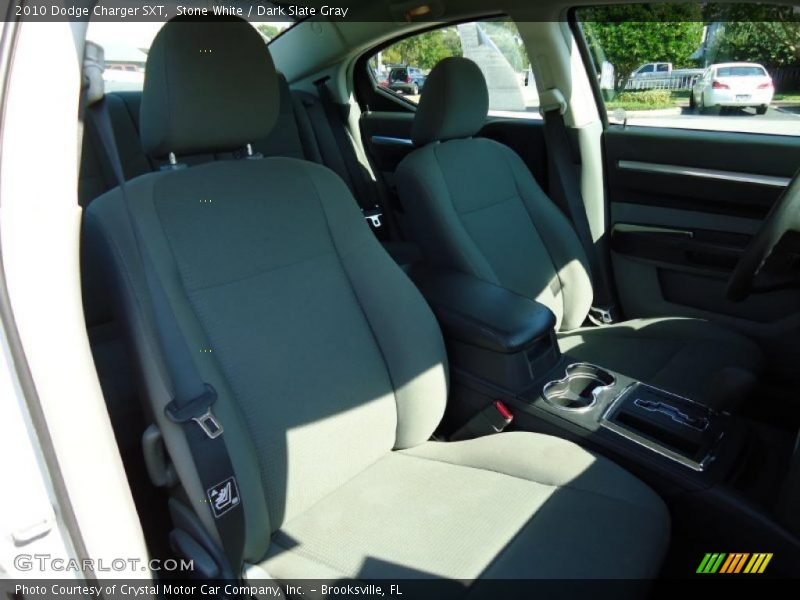 Stone White / Dark Slate Gray 2010 Dodge Charger SXT