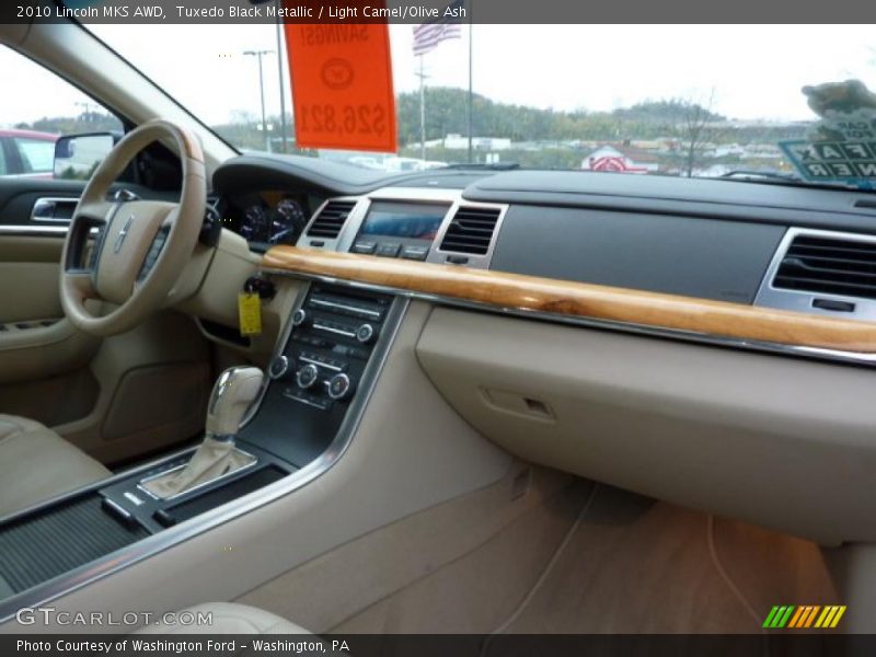 Tuxedo Black Metallic / Light Camel/Olive Ash 2010 Lincoln MKS AWD