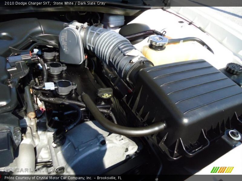 Stone White / Dark Slate Gray 2010 Dodge Charger SXT