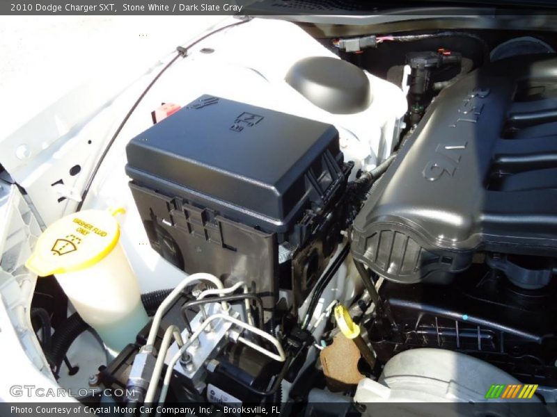 Stone White / Dark Slate Gray 2010 Dodge Charger SXT