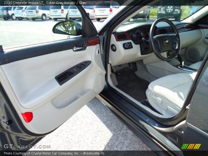 Cyber Gray Metallic / Gray 2010 Chevrolet Impala LT