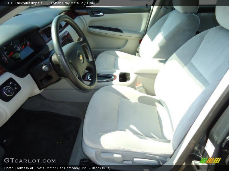 Cyber Gray Metallic / Gray 2010 Chevrolet Impala LT