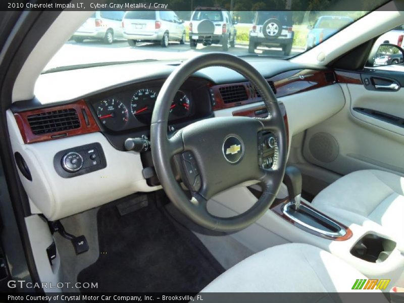 Cyber Gray Metallic / Gray 2010 Chevrolet Impala LT