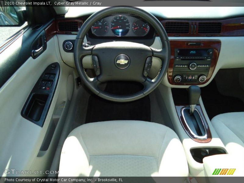Cyber Gray Metallic / Gray 2010 Chevrolet Impala LT