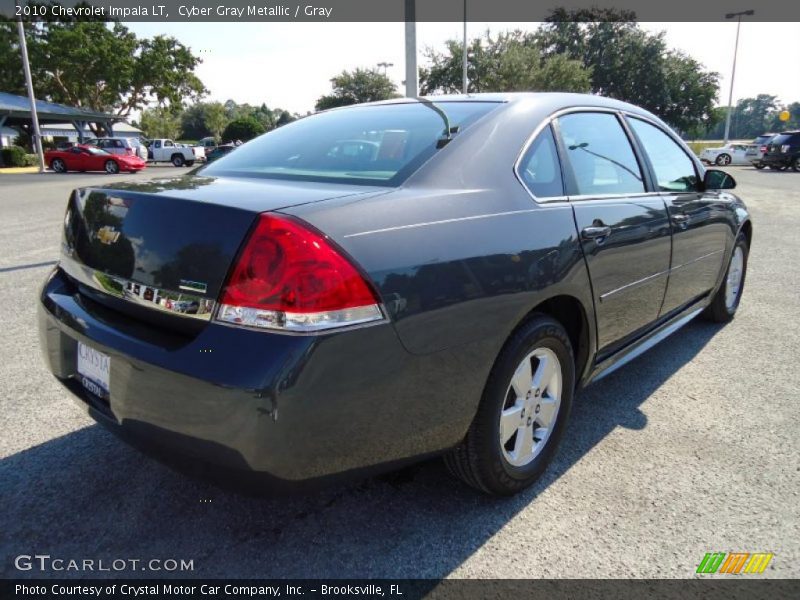 Cyber Gray Metallic / Gray 2010 Chevrolet Impala LT