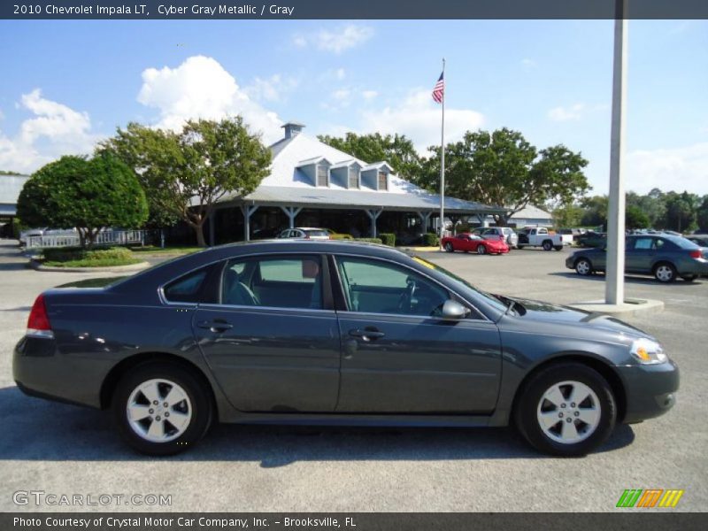 Cyber Gray Metallic / Gray 2010 Chevrolet Impala LT