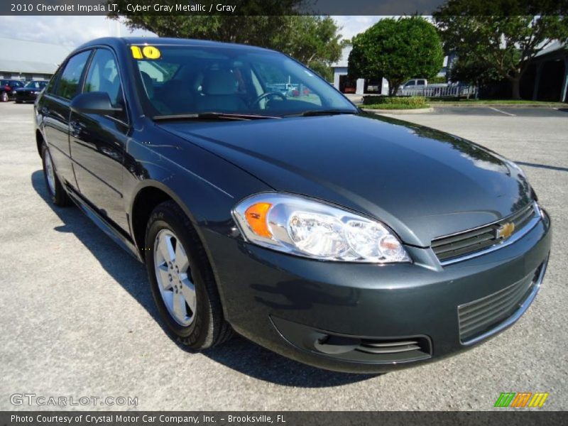 Cyber Gray Metallic / Gray 2010 Chevrolet Impala LT