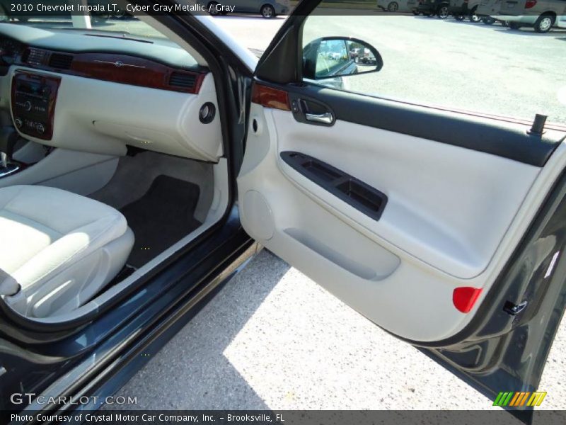 Cyber Gray Metallic / Gray 2010 Chevrolet Impala LT