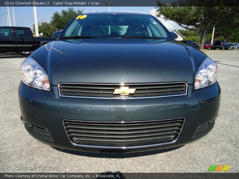 Cyber Gray Metallic / Gray 2010 Chevrolet Impala LT