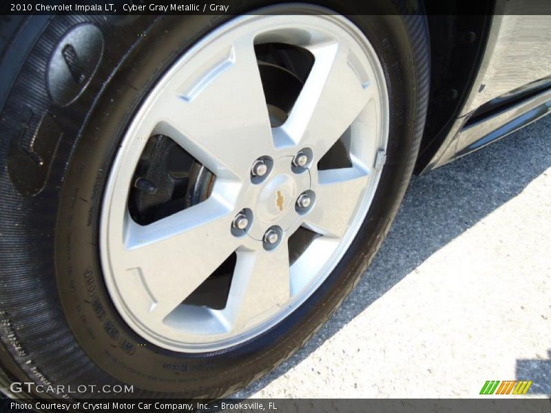 Cyber Gray Metallic / Gray 2010 Chevrolet Impala LT