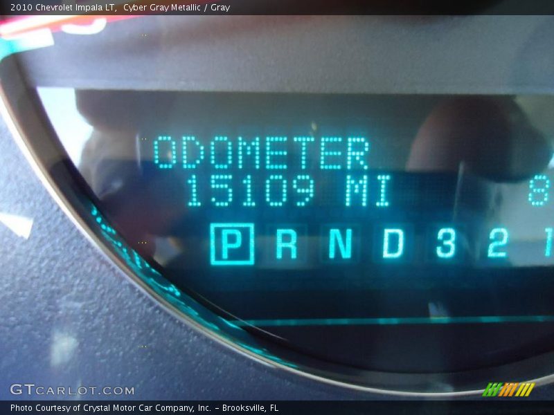 Cyber Gray Metallic / Gray 2010 Chevrolet Impala LT